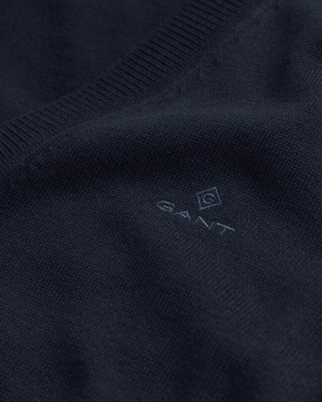 Light Cotton V-Neck Cardigan