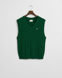 Lambswool Cable Knit Vest