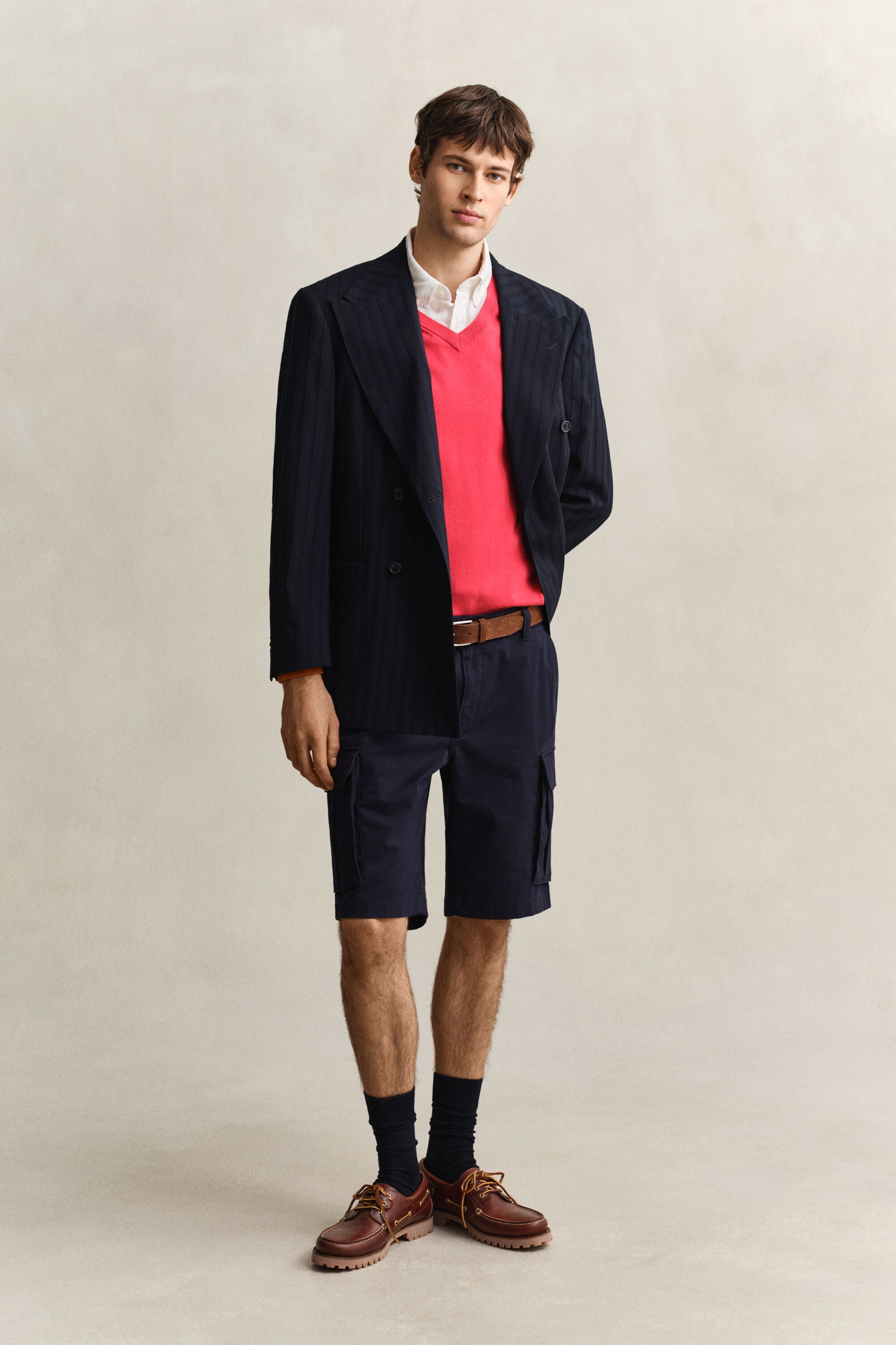 Classic Cotton V-Neck Sweater