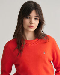 Teens Shield Lambswool Crew Neck Sweater