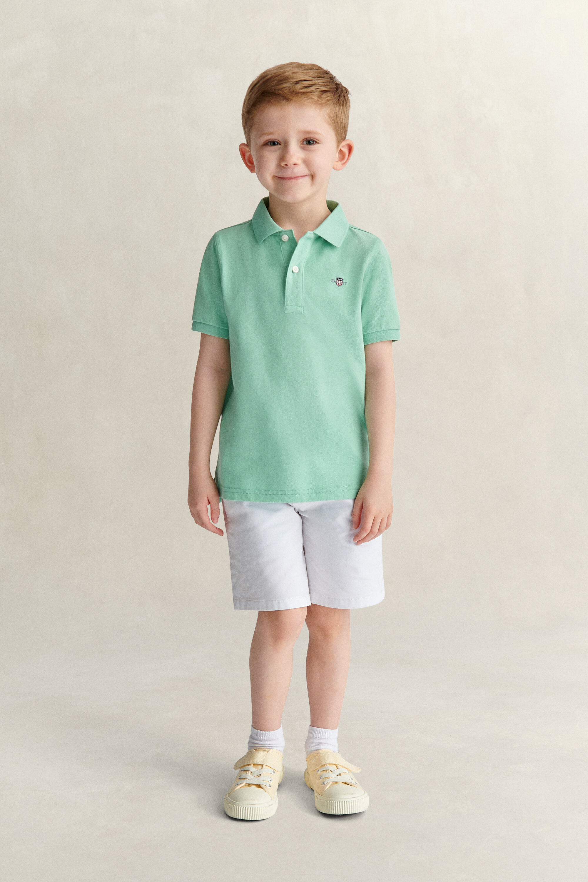 Kids Shield Piqué Polo Shirt