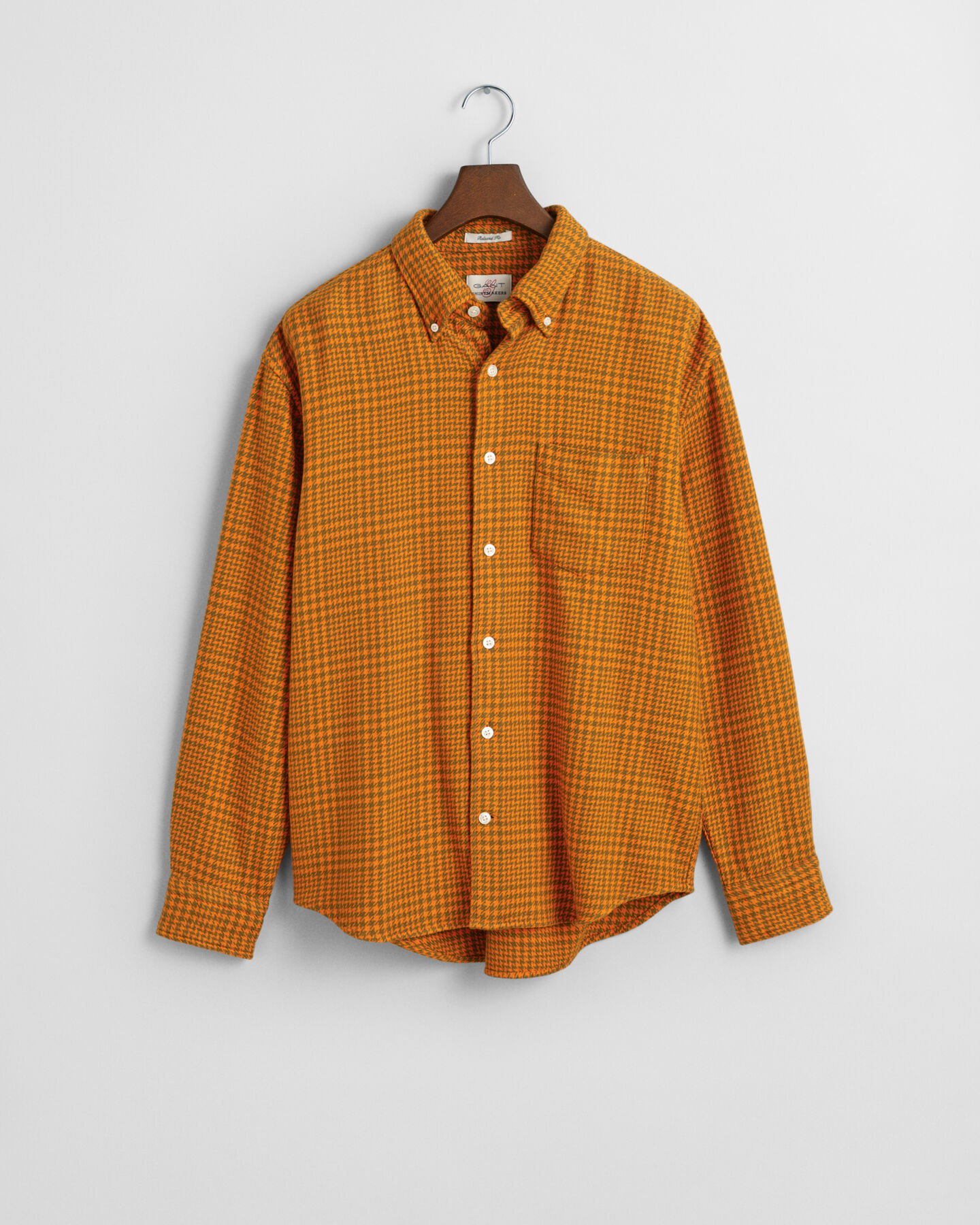 Relaxed Fit Houndstooth Shirt