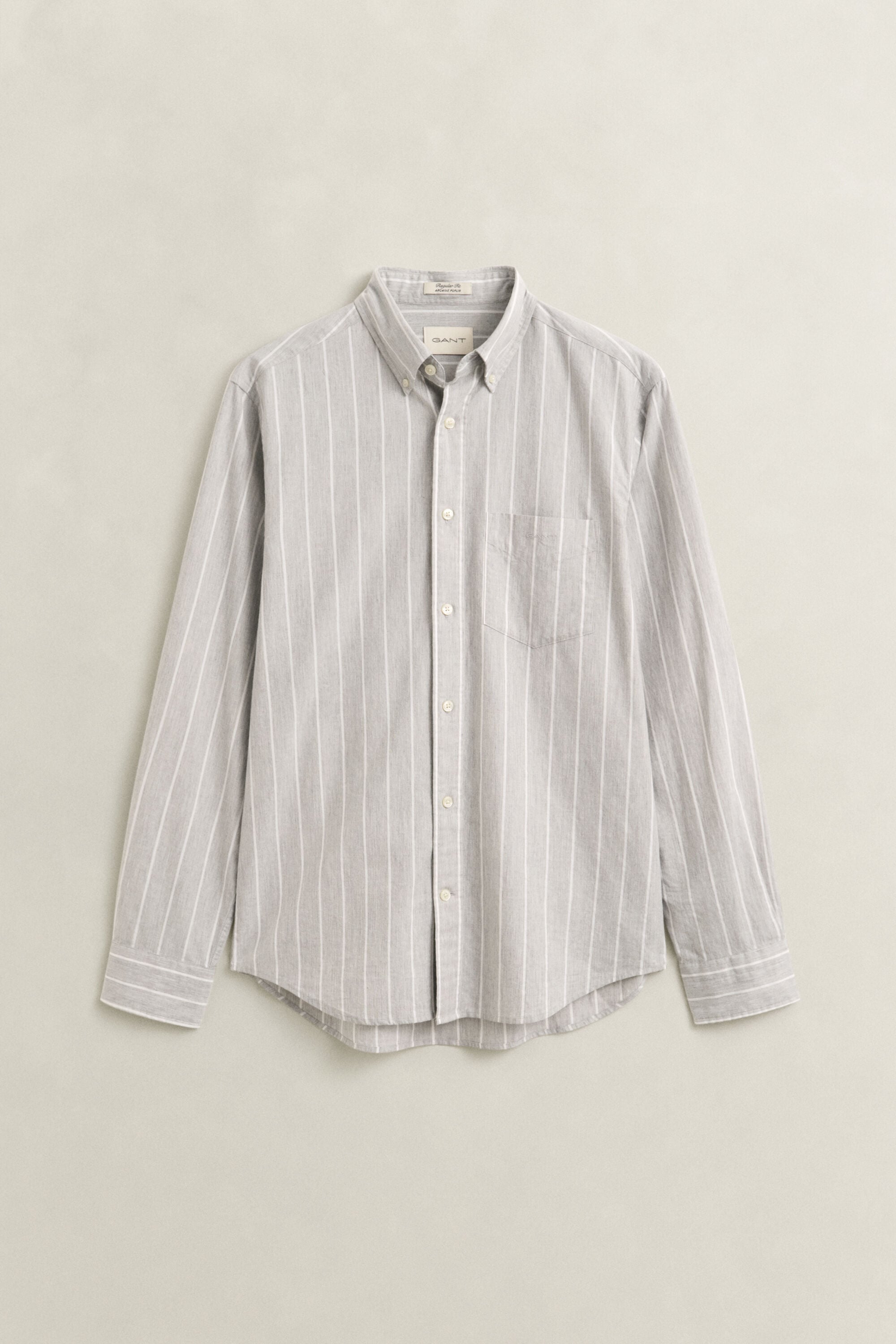 Striped Mélange Poplin Shirt
