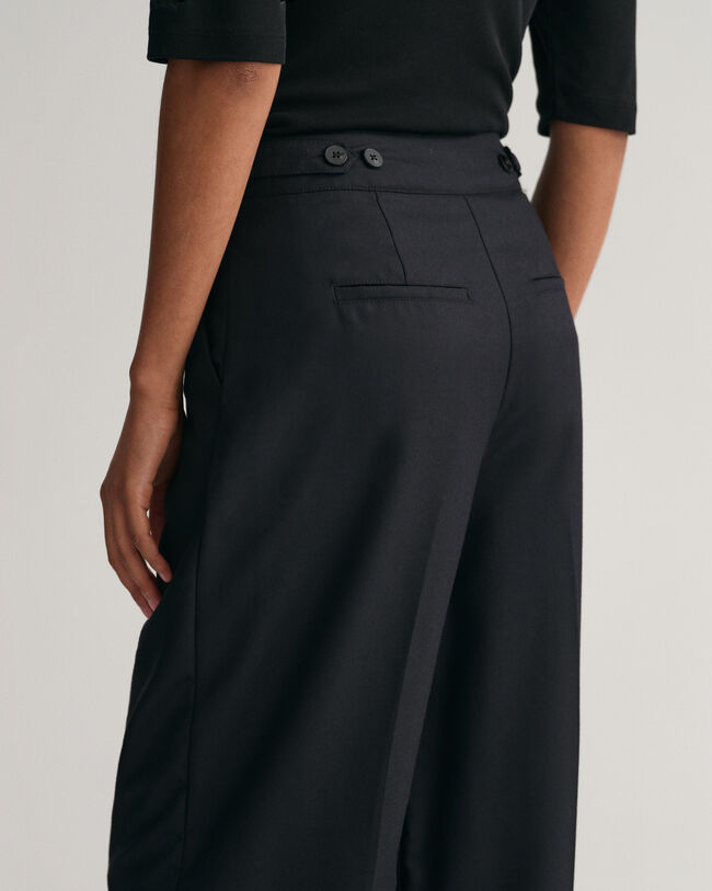 High-Waisted Straight Leg Pants