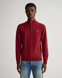 Super Fine Lambswool Half-Zip Sweater