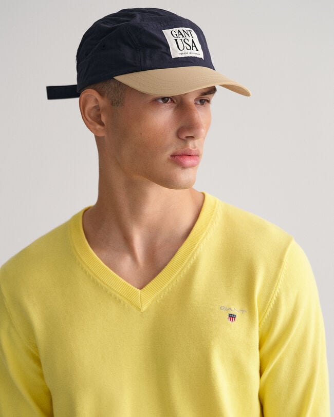 Classic Cotton V-Neck Sweater