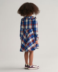 Girls Checked Flannel Dress