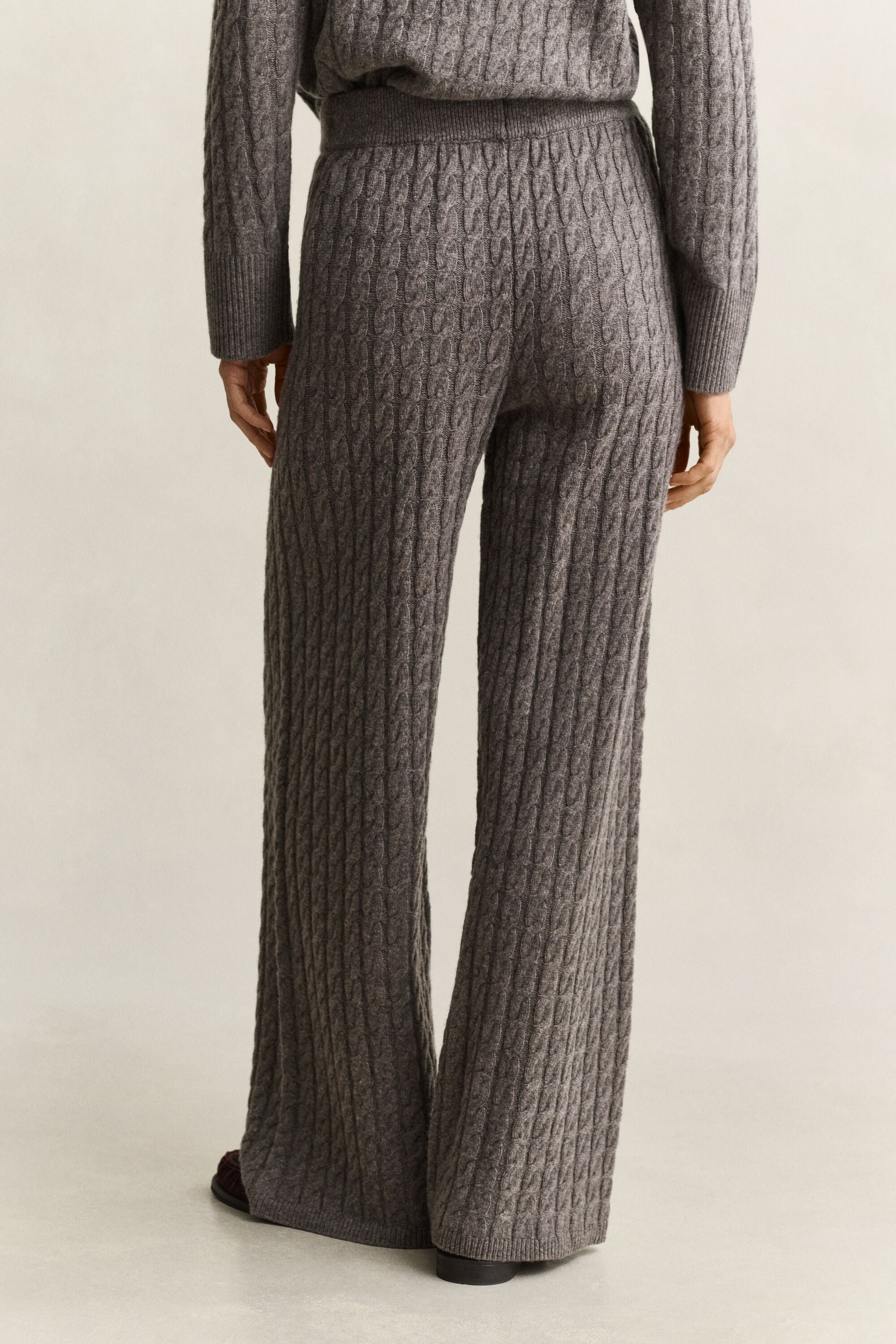 Wool Cashmere Blend Pants