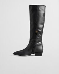 Bassotte Knee-High Leather Boots