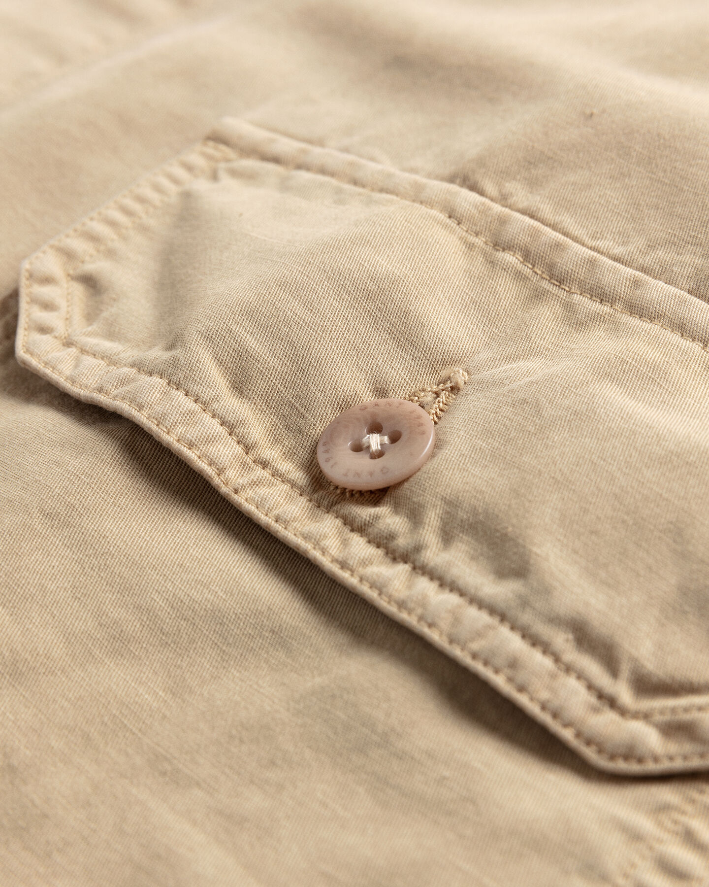 Garment-Dyed Overshirt