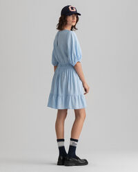 Flounce Puff Sleeve Dress