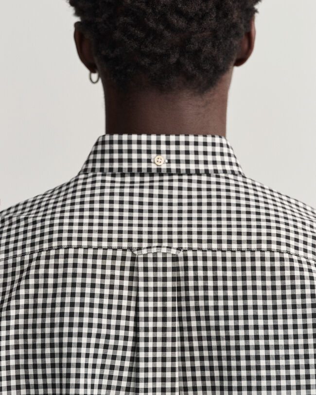 Regular Fit Gingham Broadcloth Shirt