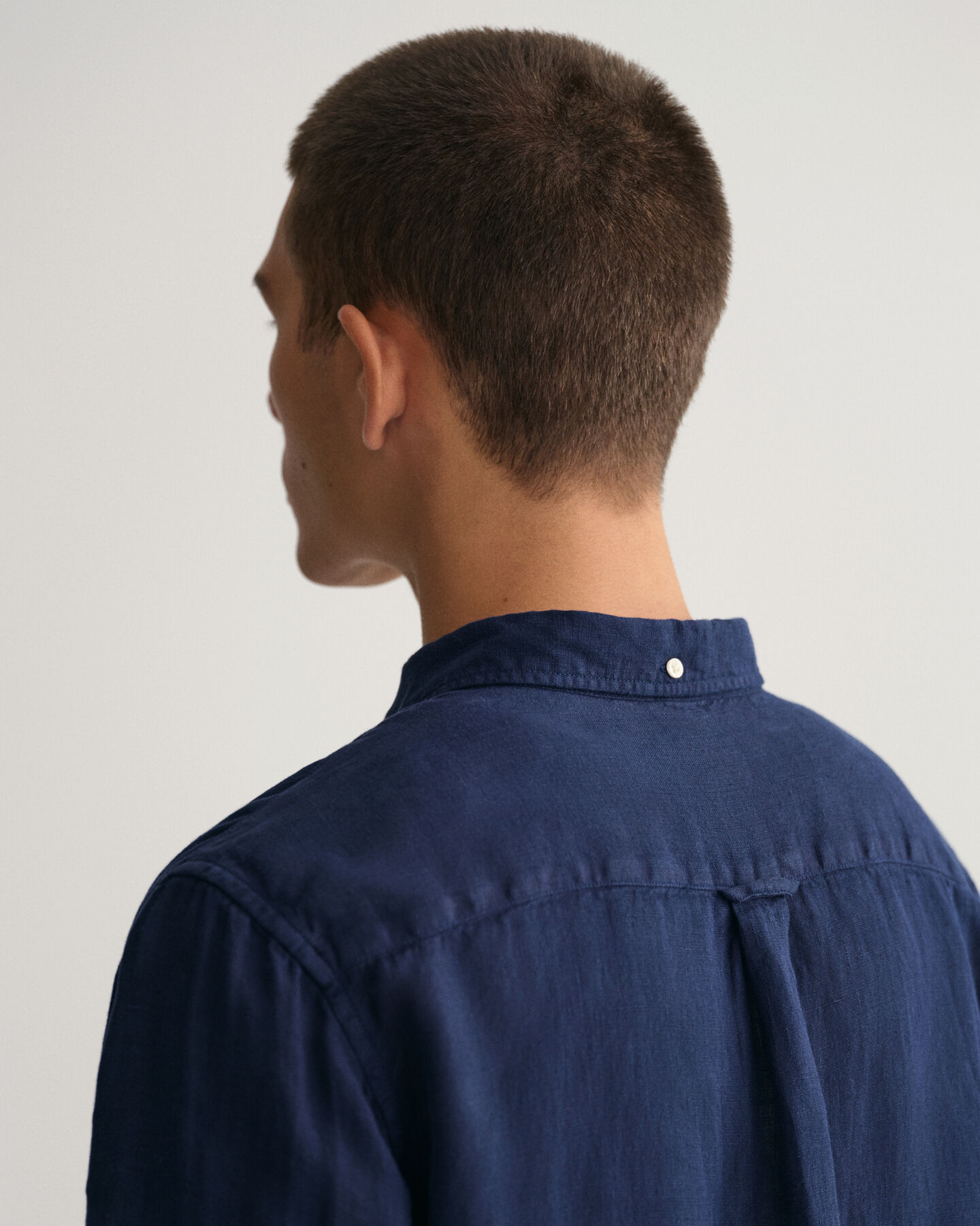 Regular Fit Garment-Dyed Linen Shirt