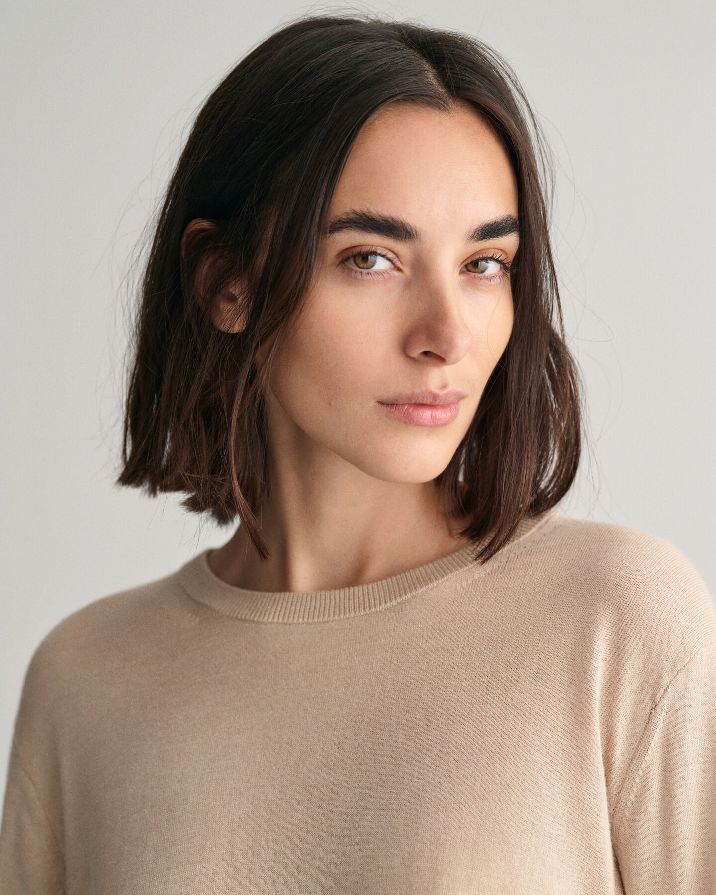 Fine Knit Crew Neck Sweater