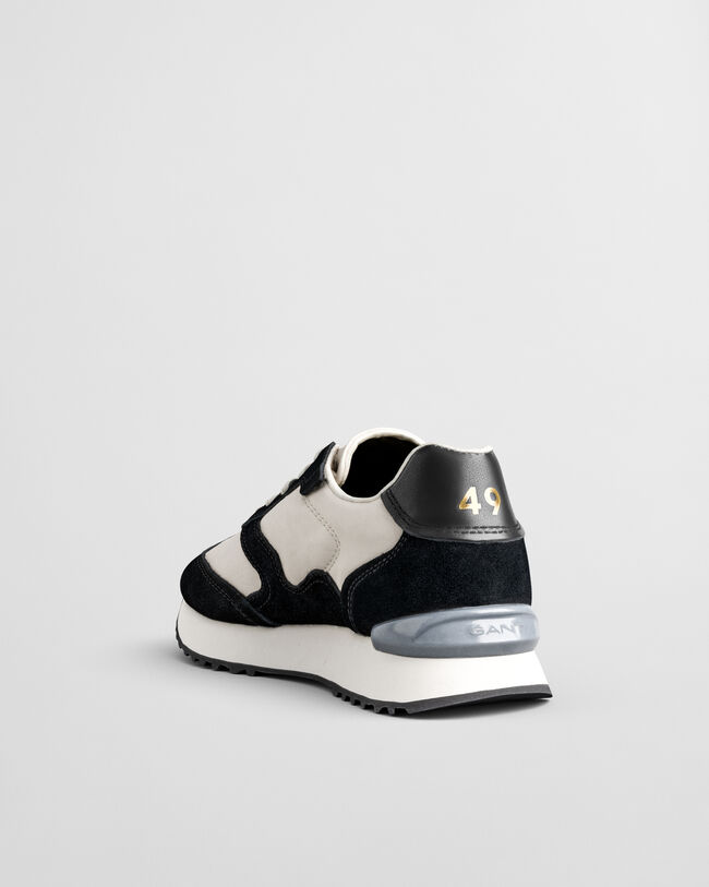 Bevinda Nylon Canvas Suede Sneakers