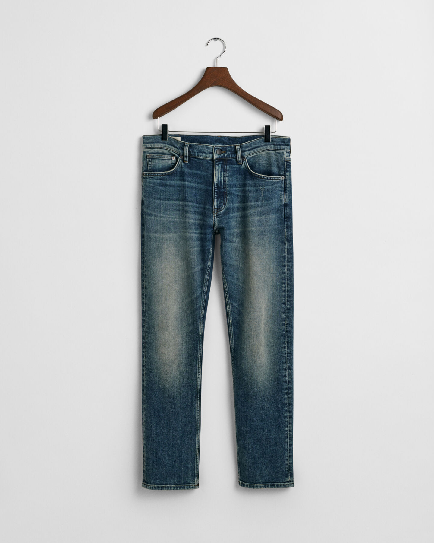 Regular Fit Vintage Wash Jeans