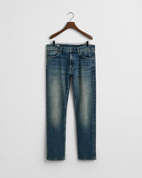 Regular Fit Vintage Wash Jeans