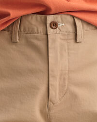 Hallden Slim Fit Twill Shorts