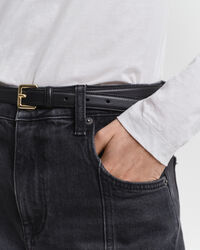 Lightweight Cotton Turtleneck Top