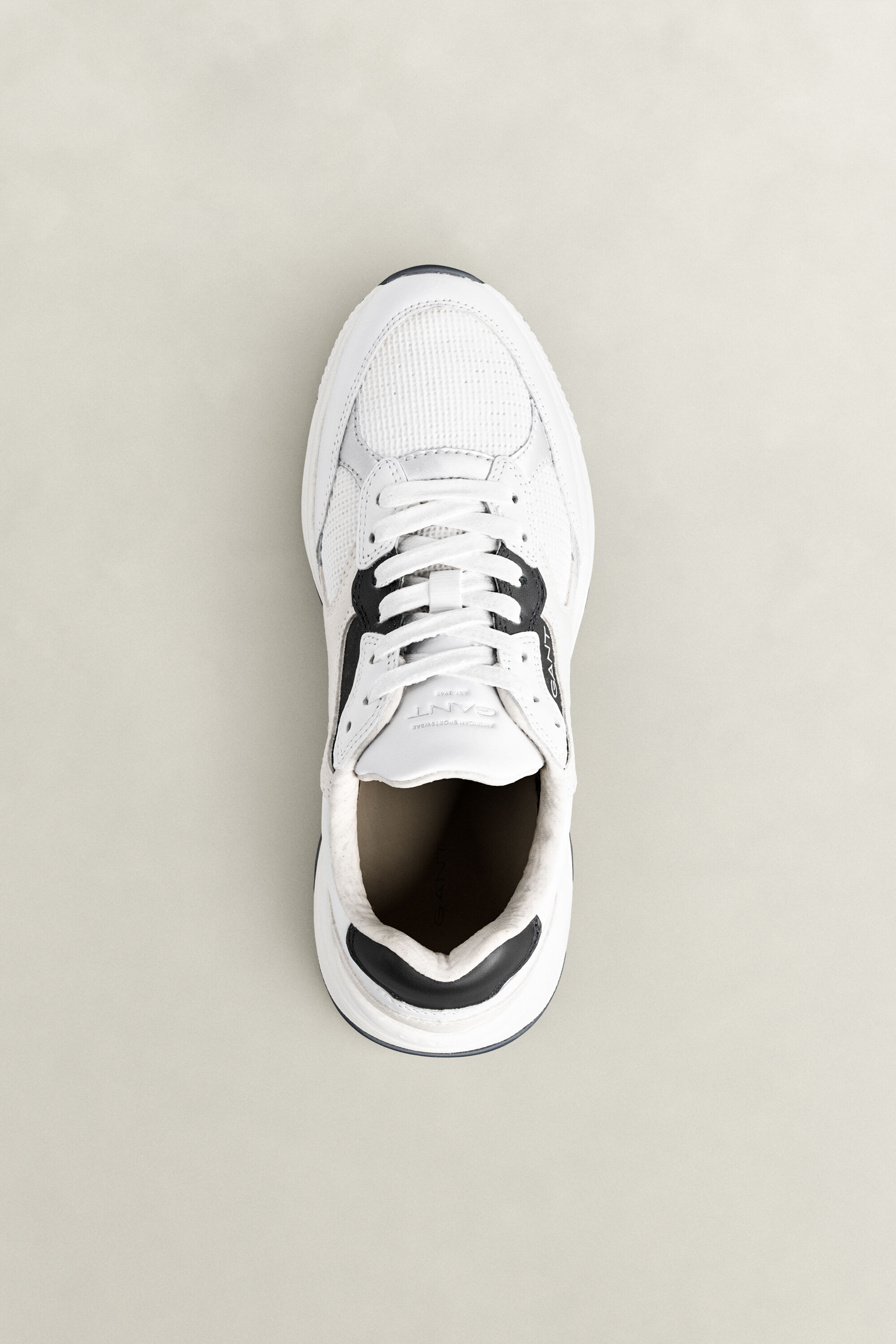 Newile Leather Nylon Sneakers