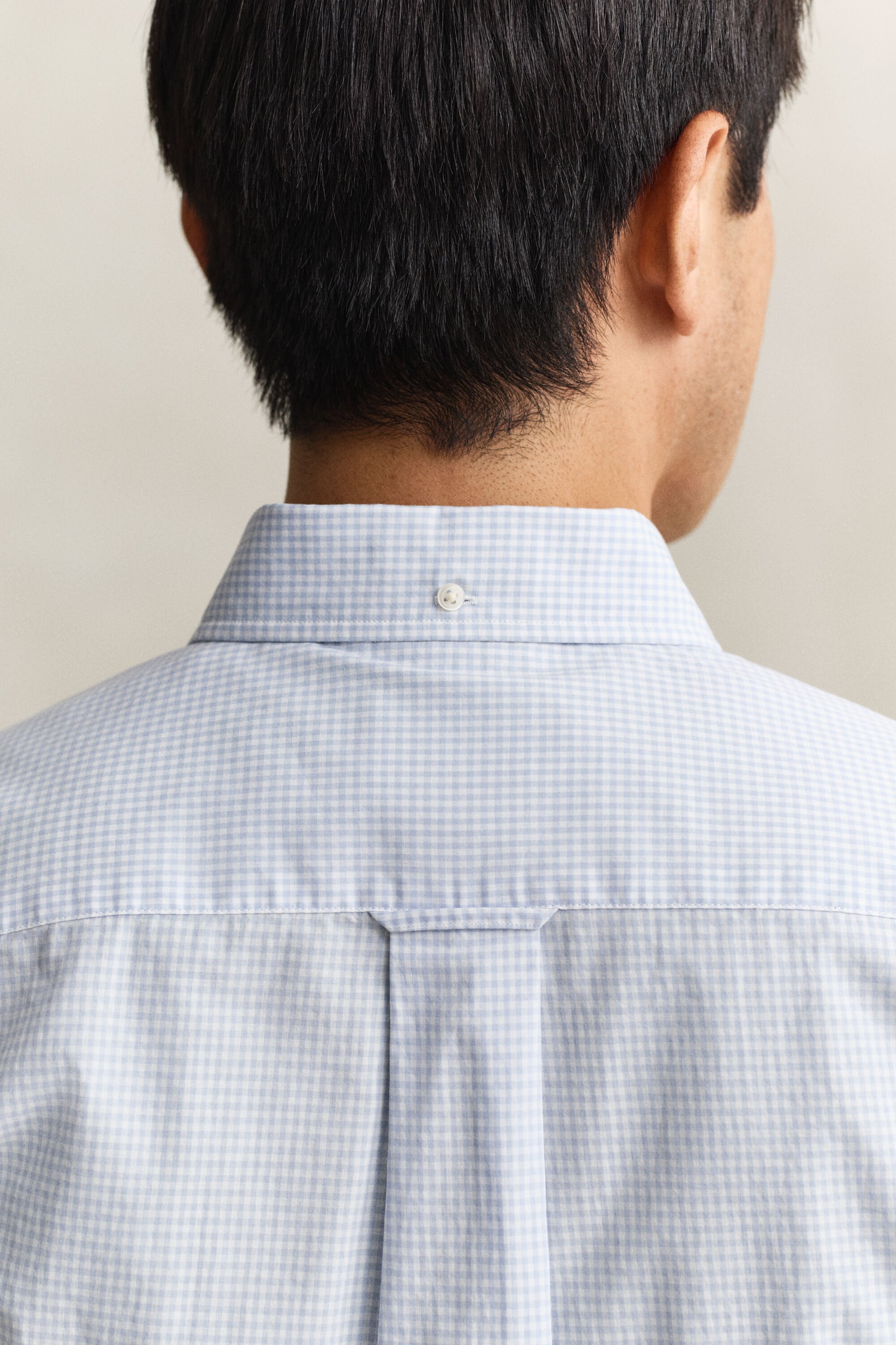 Gingham Classic Poplin Short Sleeve Shirt