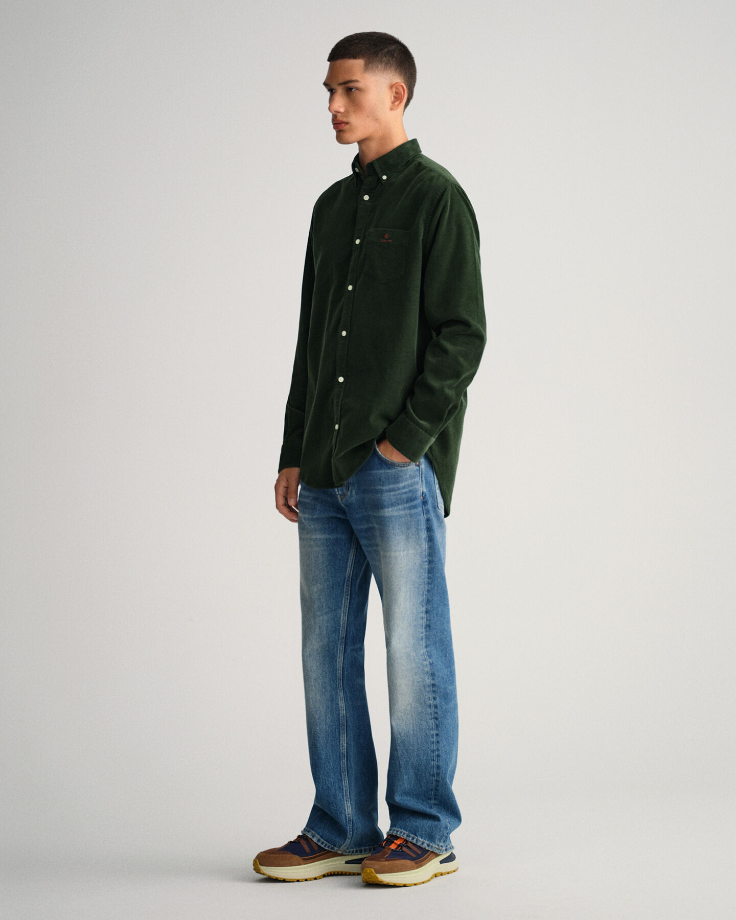 Regular Fit Corduroy Shirt
