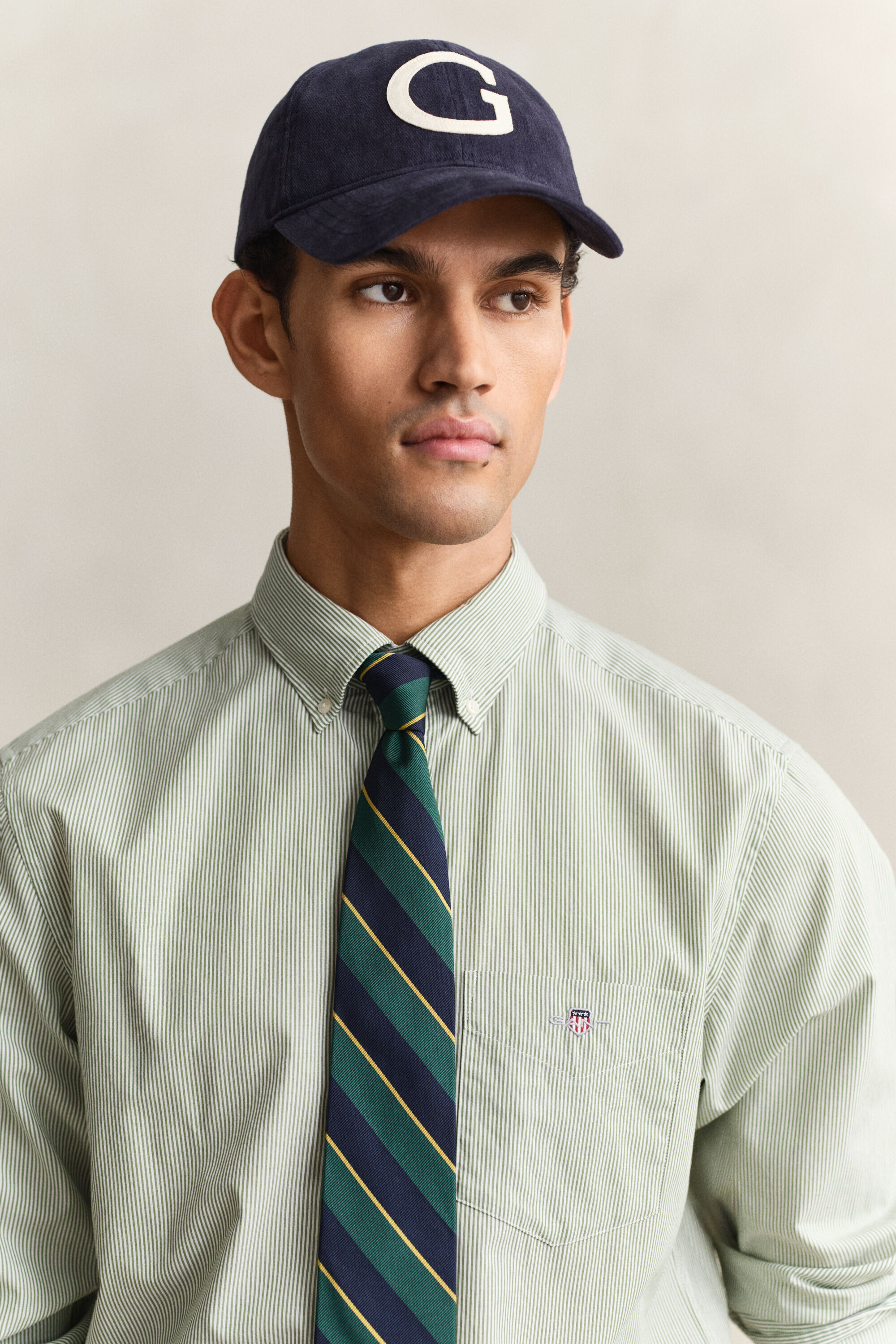 Banker Stripe Classic Poplin Shirt