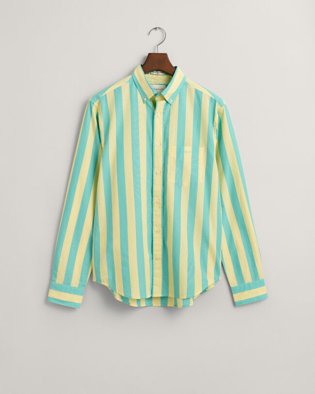 Regular Fit Parasol Striped Poplin Shirt