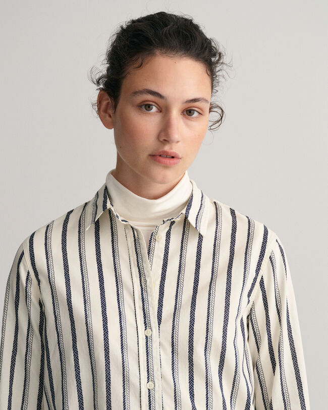 Regular Fit Rope Cotton Voile Shirt