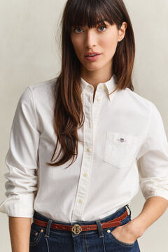 Classic Oxford Shirt — WHITE 3