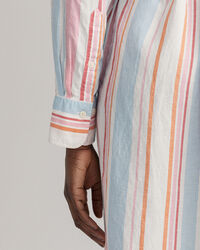 Multistripe Shirt Dress