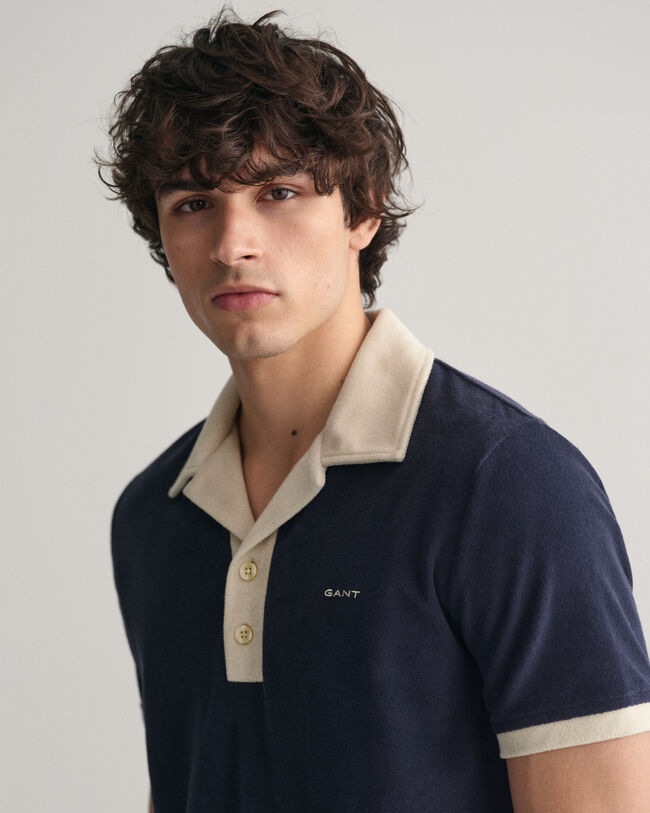 Terry Towelling Resort Polo Shirt
