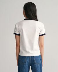 Teen Girls Cropped GANT USA T-Shirt