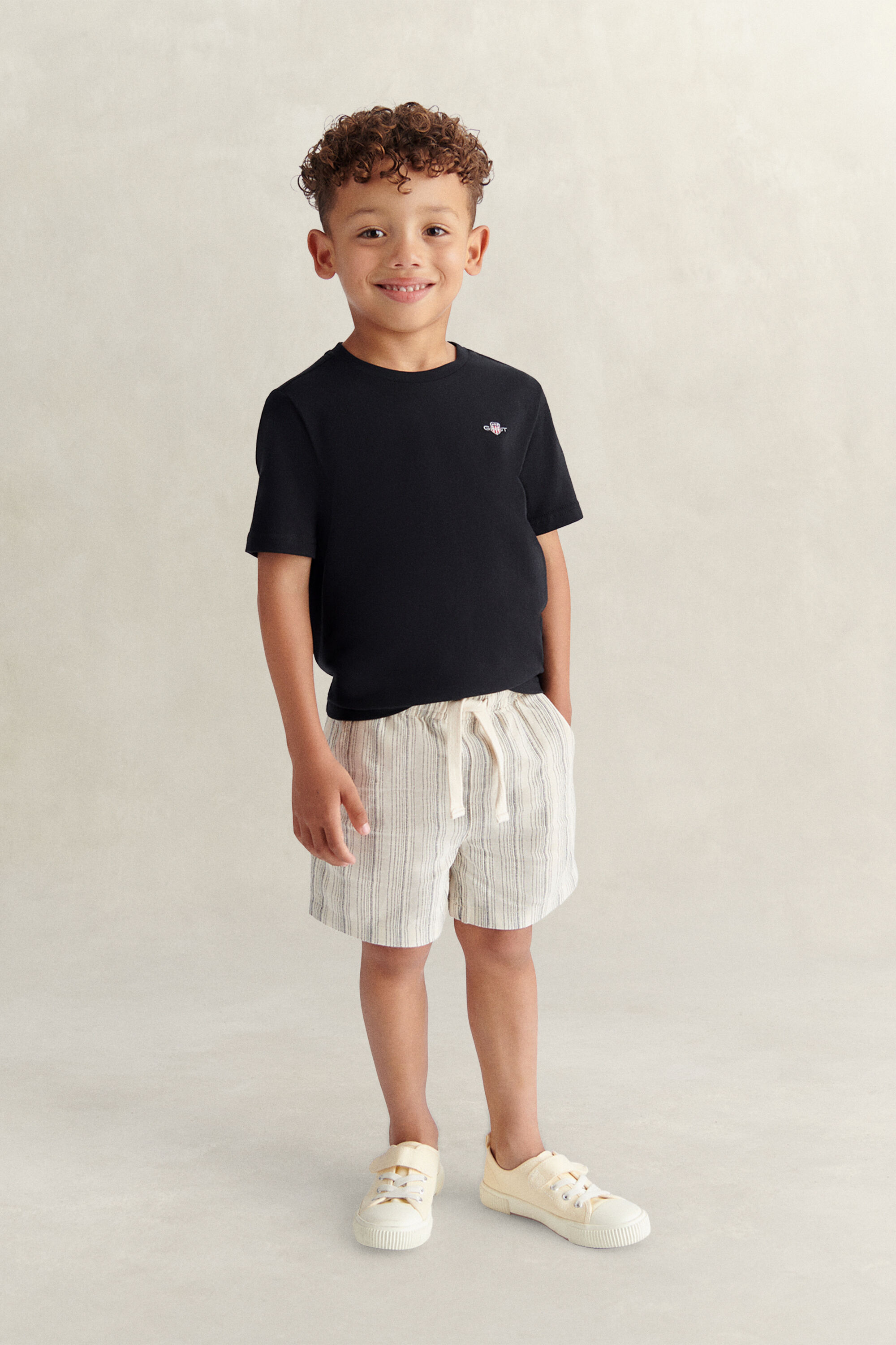 Kids Shield T-Shirt — BLACK