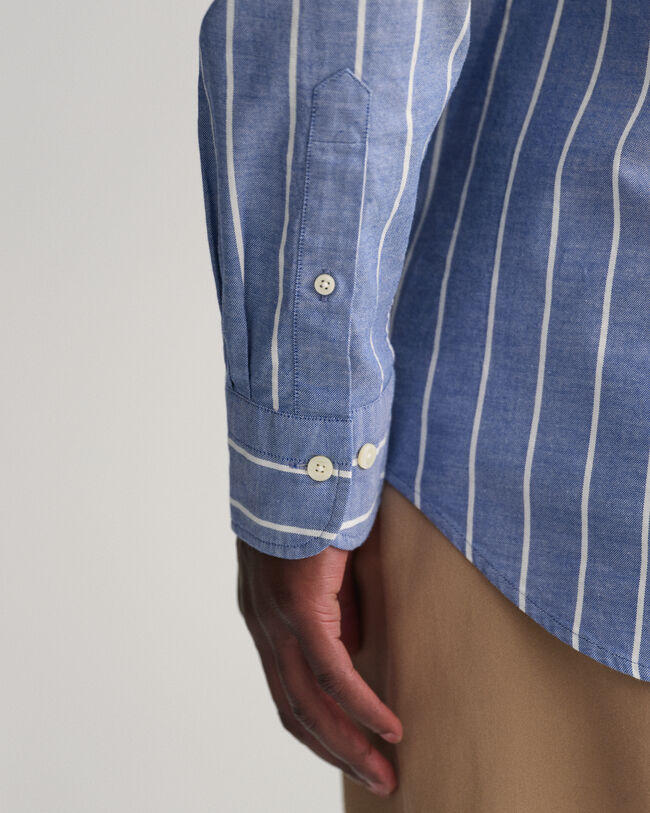 Regular Fit Striped Oxford Shirt