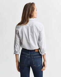 Regular Fit Striped Poplin Shirt