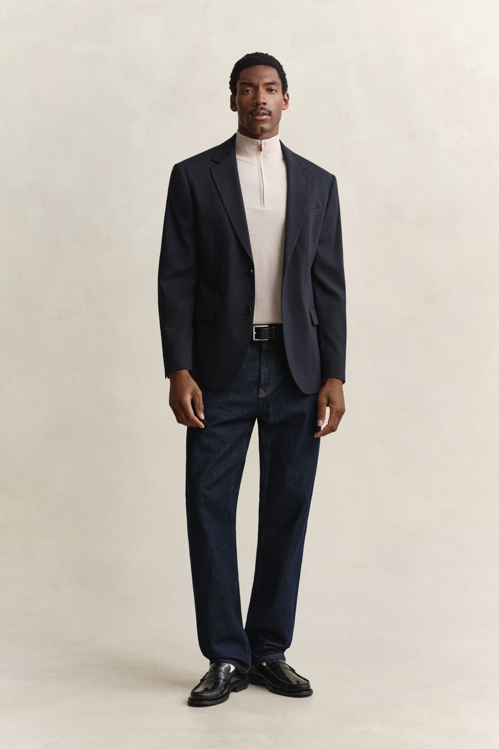 Merino Wool Half-Zip Sweater