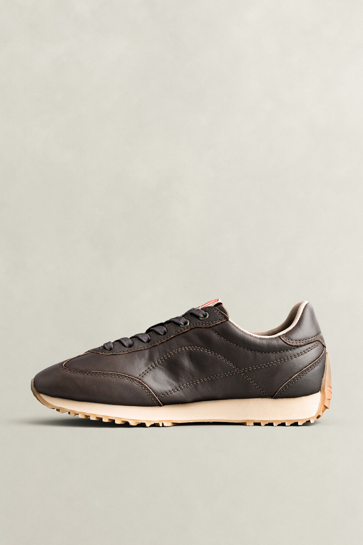 Beja Leather Sneakers — DARK BROWN