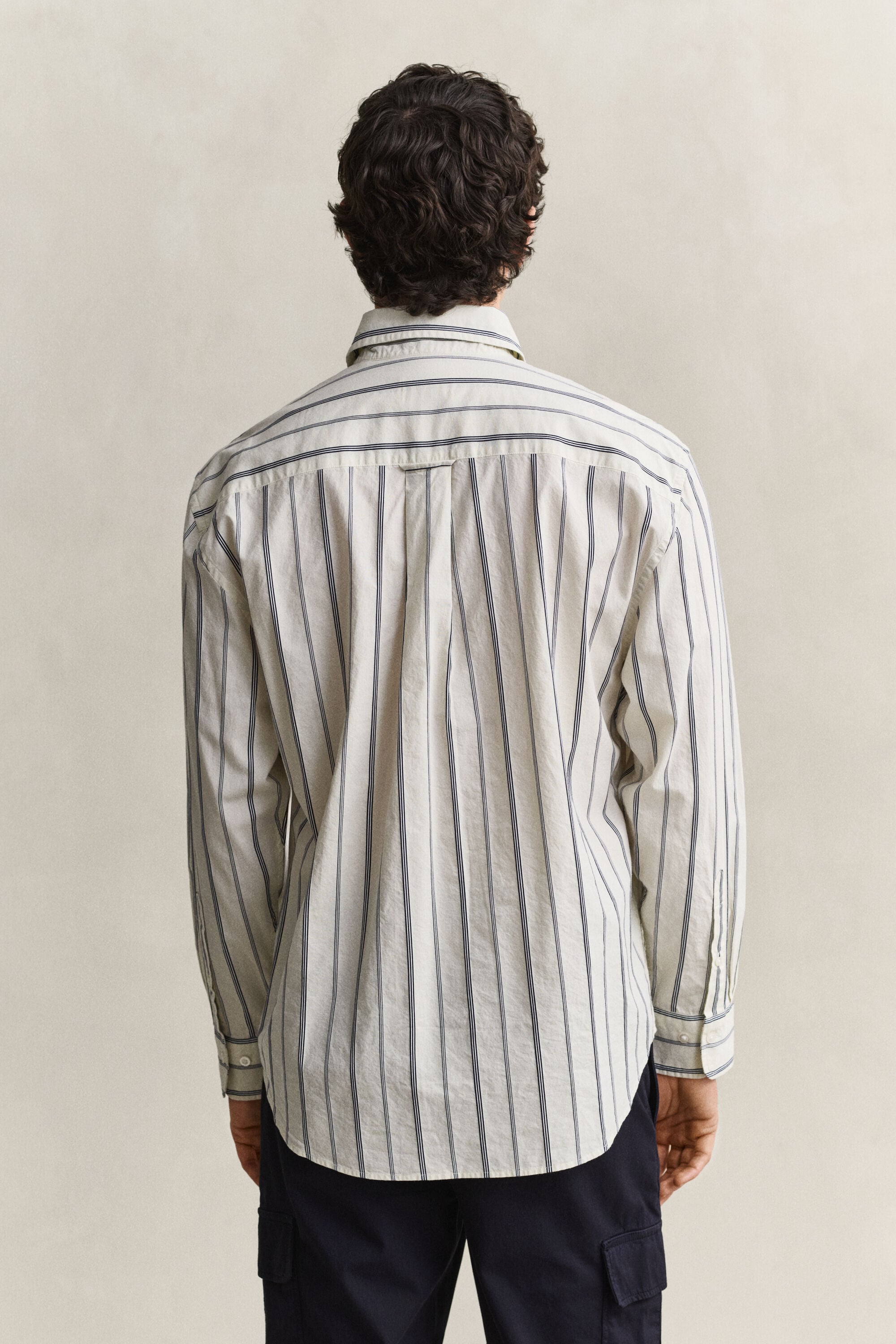 Relaxed Fit Dobby Striped Shirt
