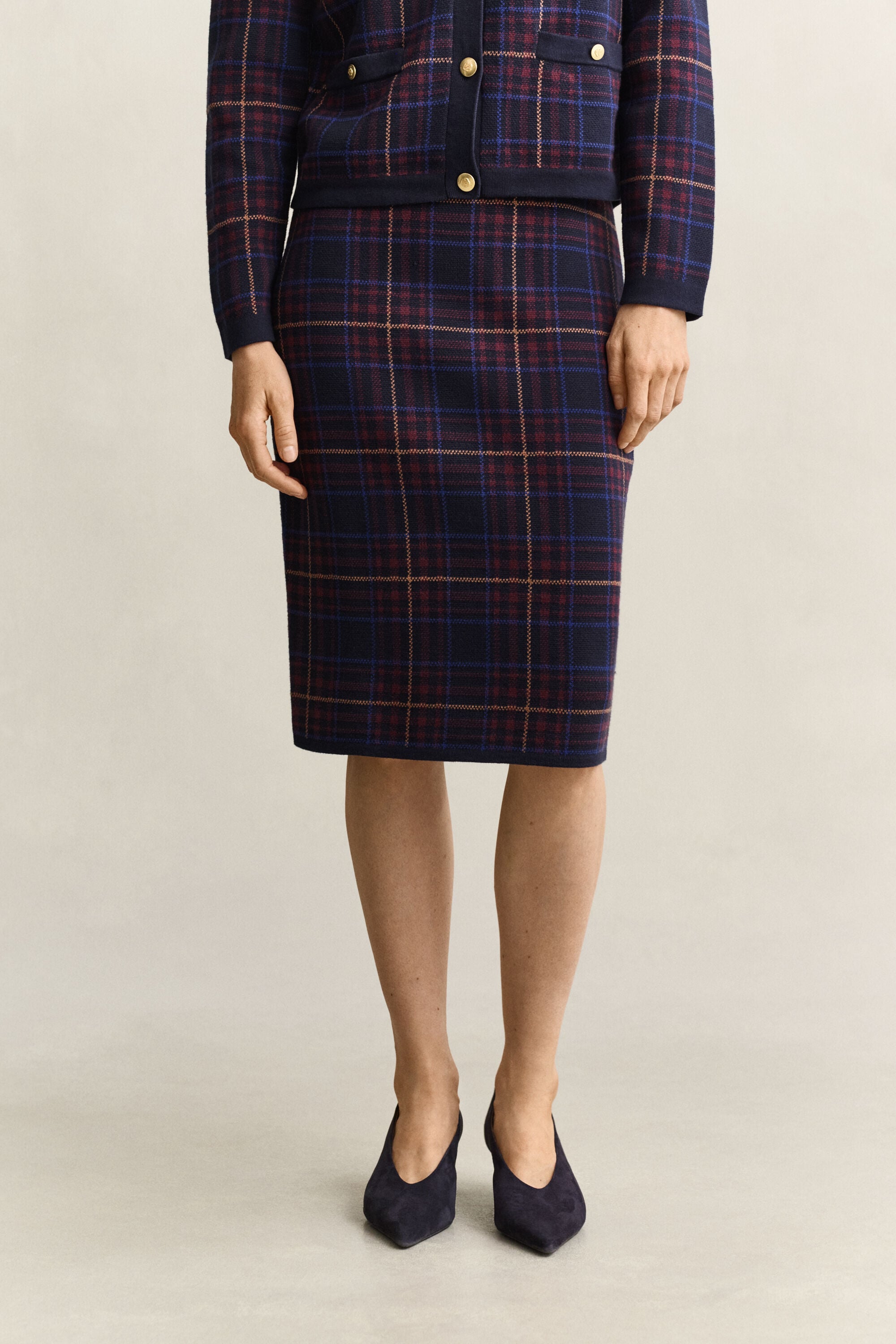 Checked Skirt