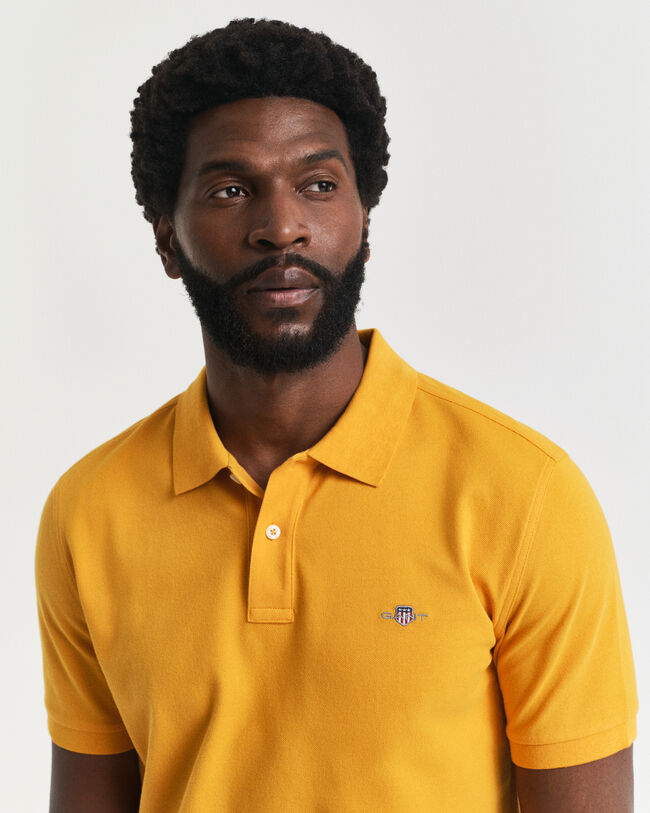 Regular Fit Shield Piqué Polo Shirt
