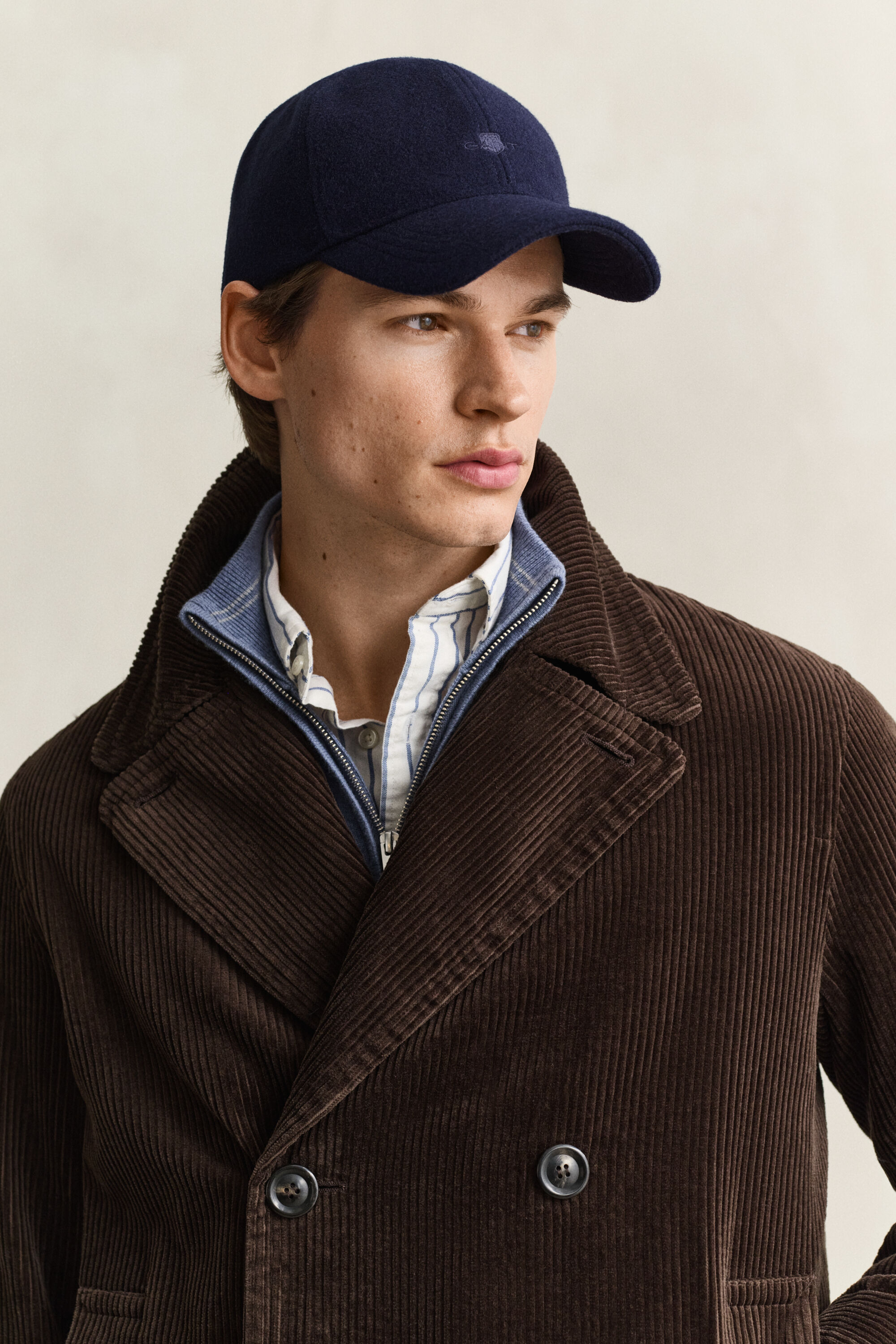 Tonal Shield Melton Cap
