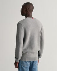 Light Texture Crew Neck Sweater