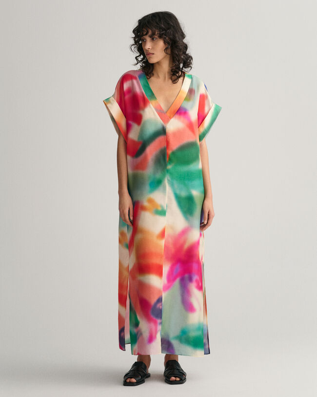 Floral Print Caftan