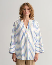 Relaxed Fit Popover Striped Shirt