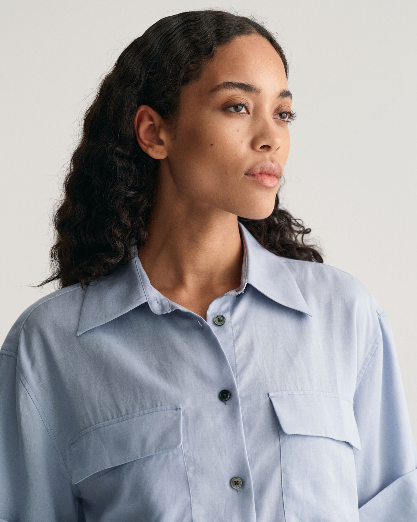 Relaxed Fit Pocket Detail Short Sleeve Shirt