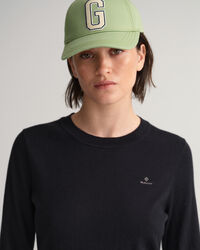 Cotton Cashmere Crew Neck Sweater