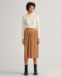 Pleated Jersey Skirt