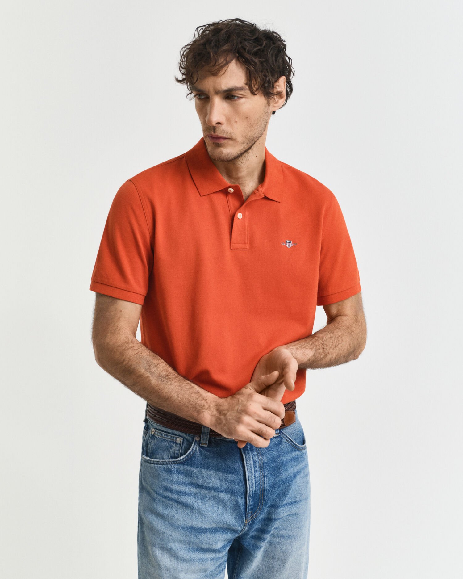Regular Fit Shield Piqué Polo Shirt