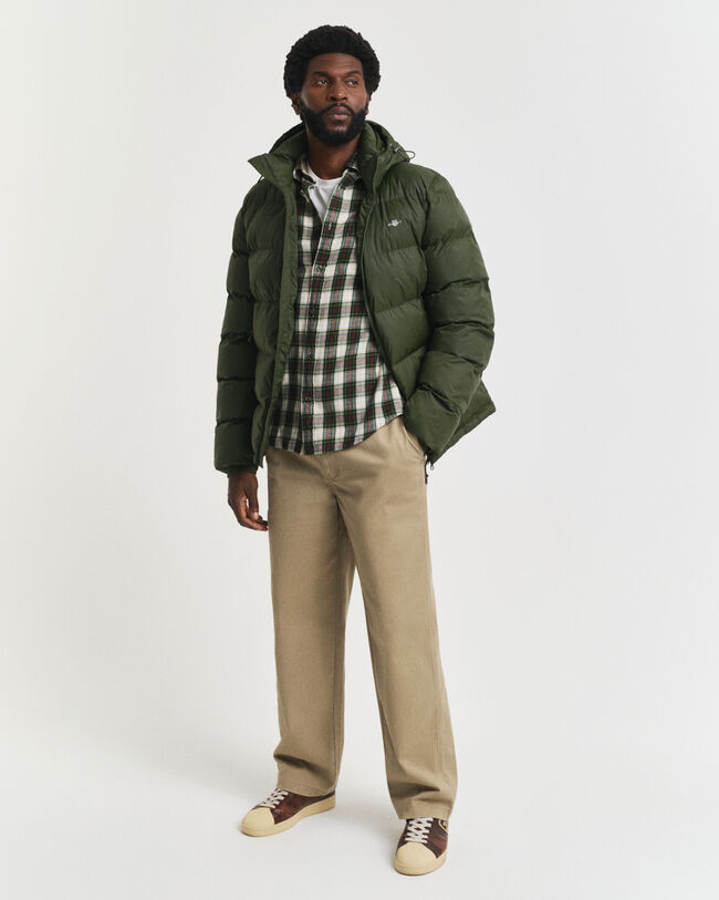 Regular Fit Checked Windblown Flannel Shirt